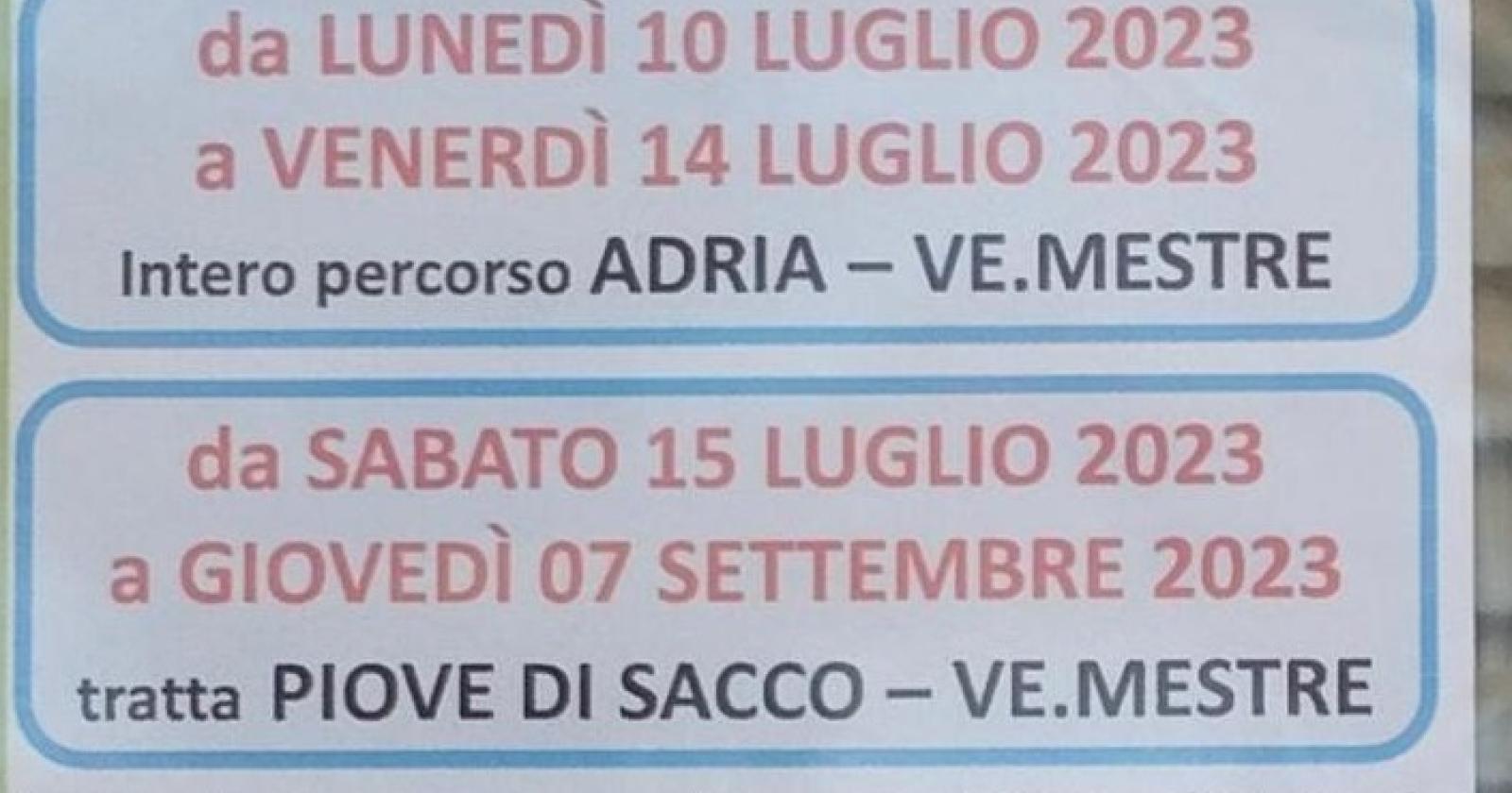 Treni cancellati, dopo la polemica arriva il comunicato di SistemiTerritoriali