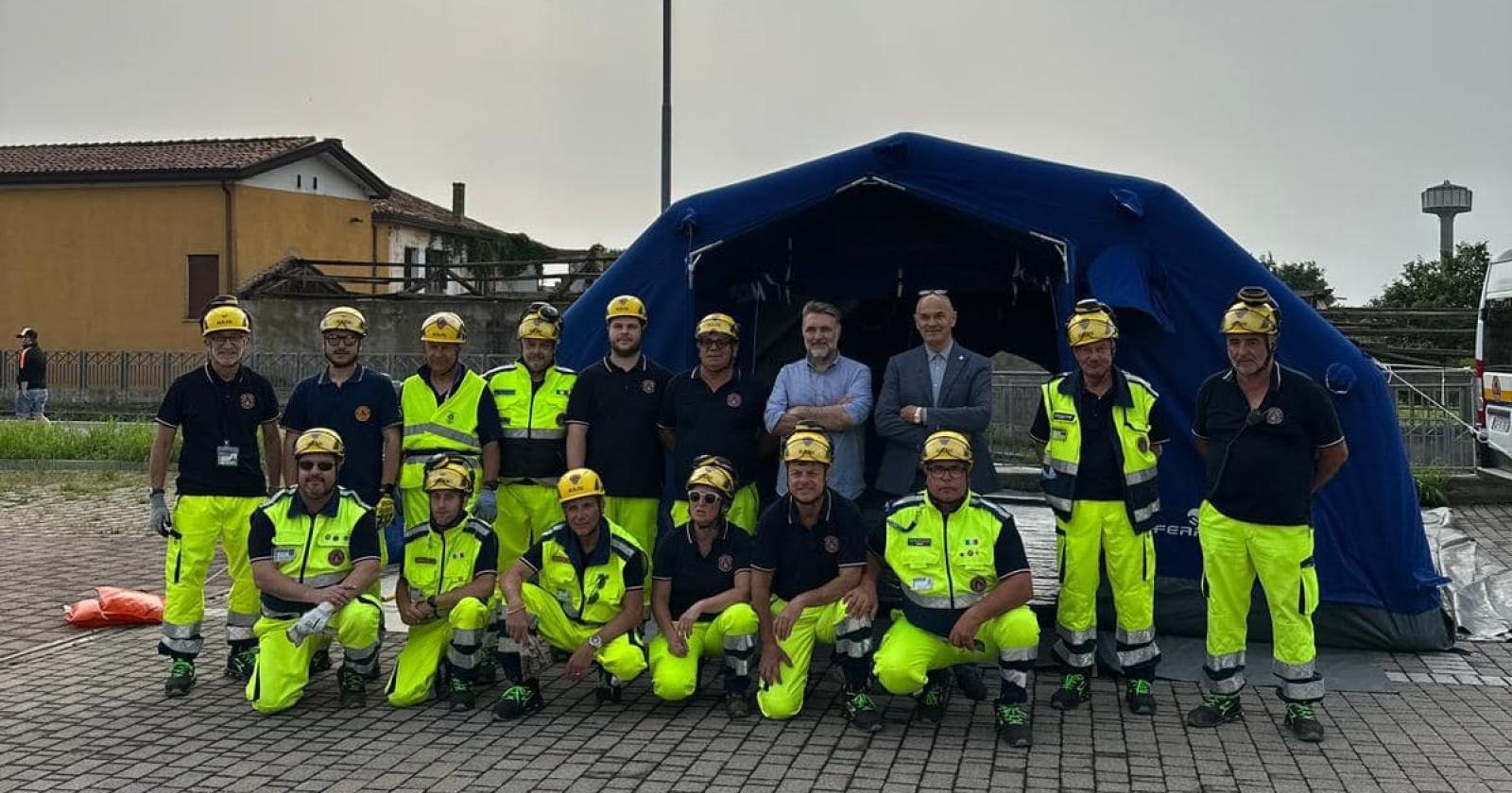 Allarme alluvione, evacuata Ca' Bianca: era un'esercitazione