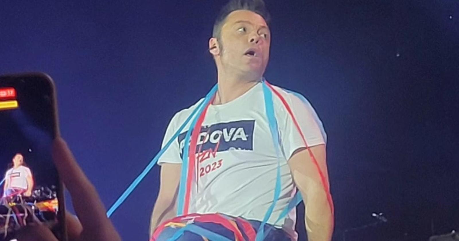 Tiziano Ferro emoziona a Padova:  "I miei nonni di Cavarzere"