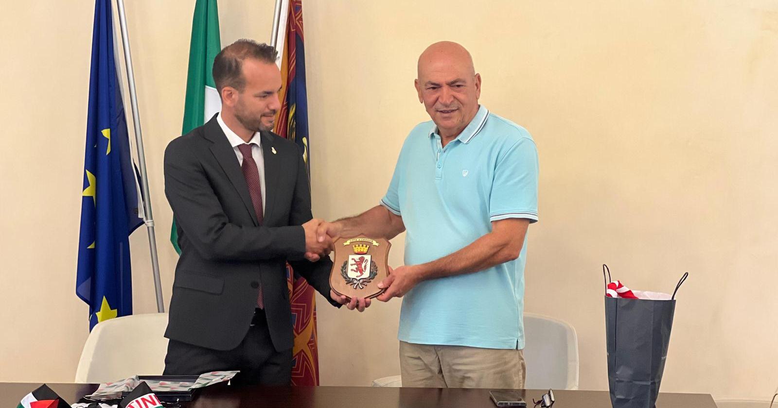 Accolto il sindaco palestinese