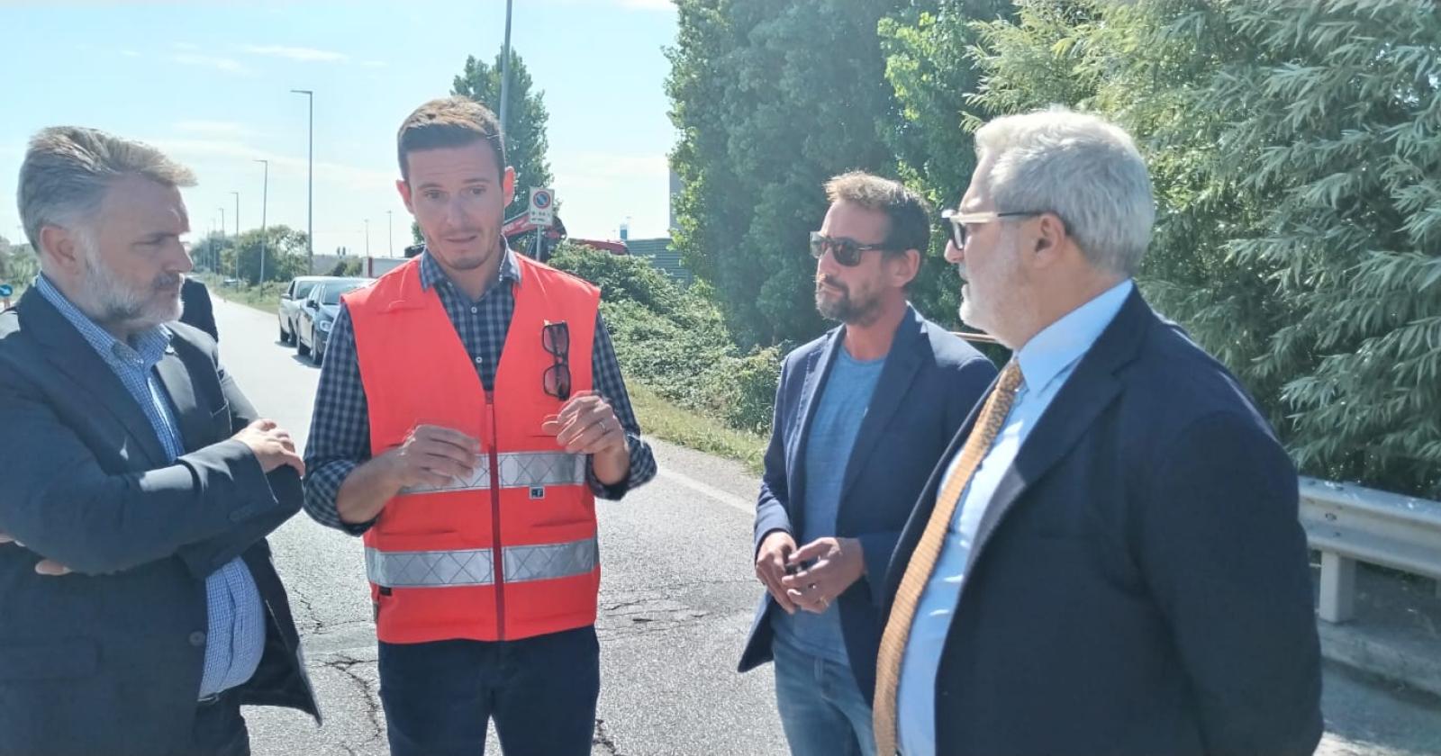 In otto mesi verrà sistemato il ponte