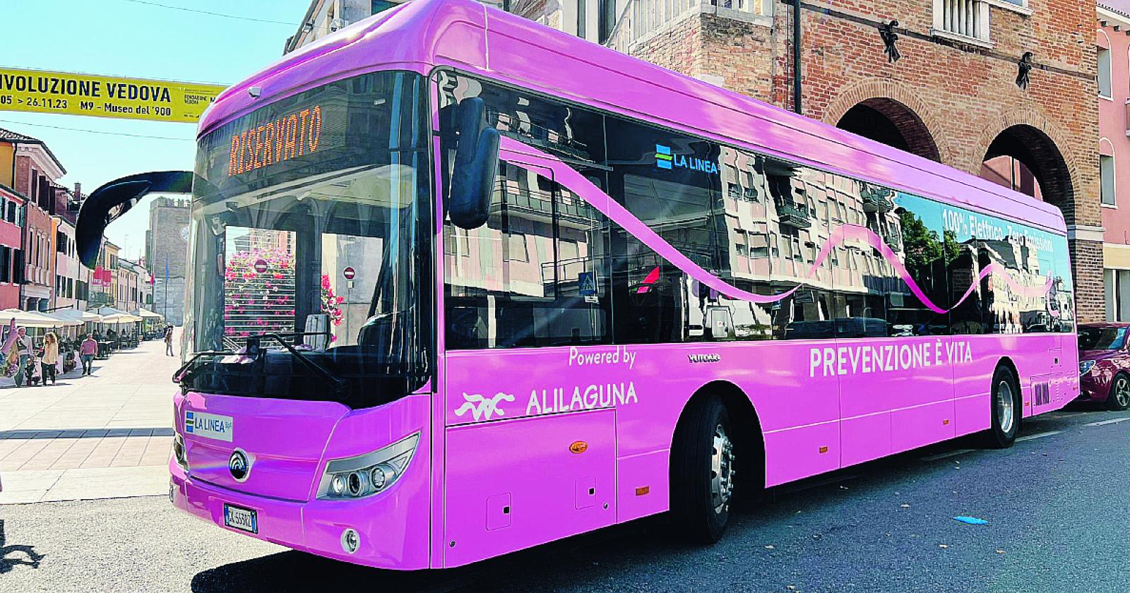 Venerdì arriva l’autobus rosa