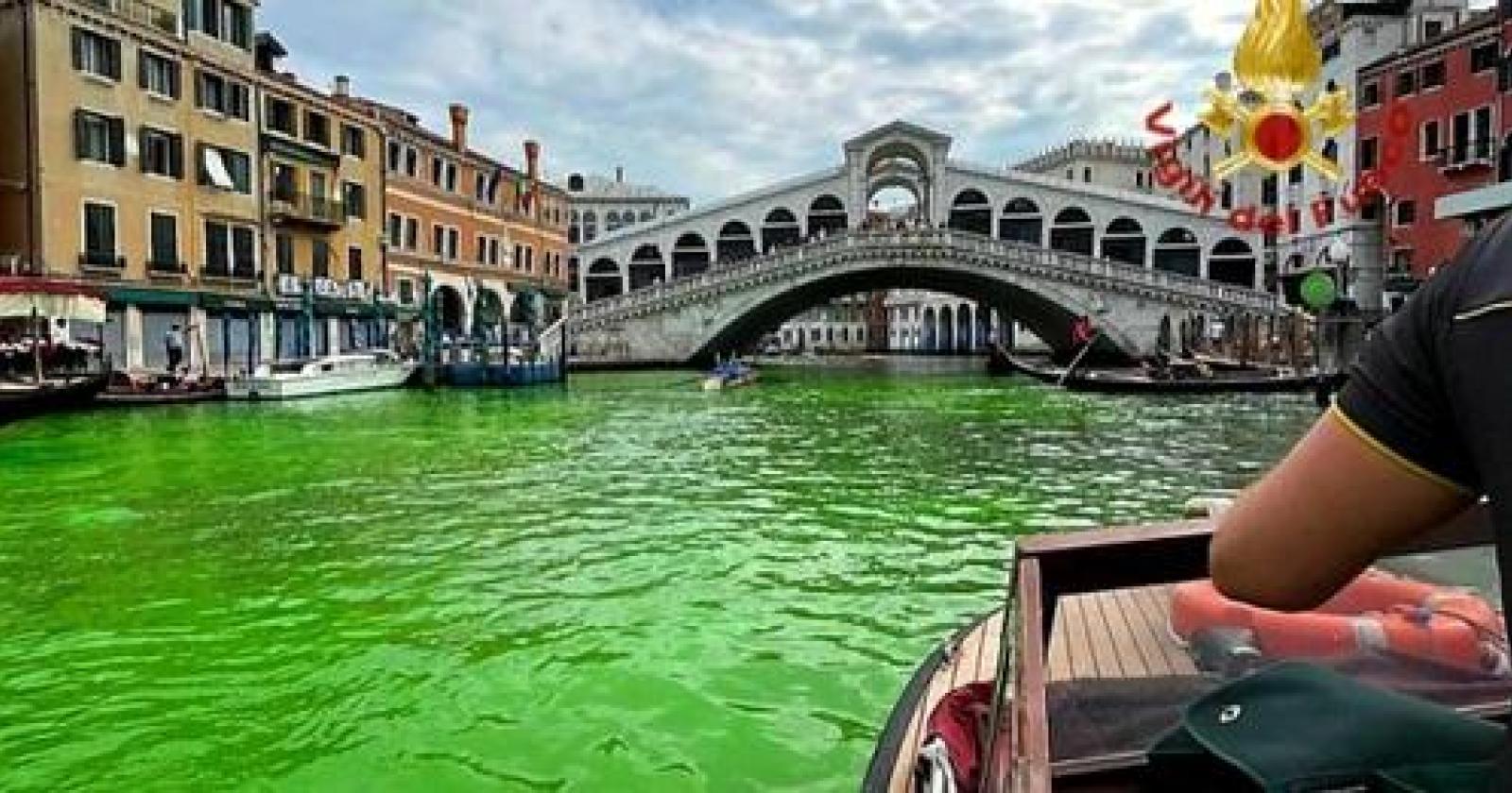 Acqua verde sotto a Rialto: tre persone via da Venezia per quattro anni