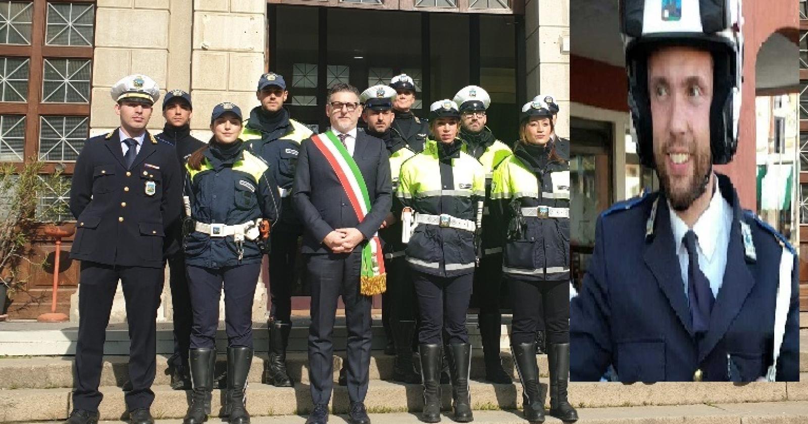 La sede della polizia locale intitolata all'eroe Boscolo Cegion