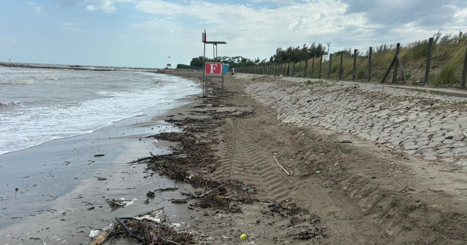 L’erosione cambia i perimetri dei bagni