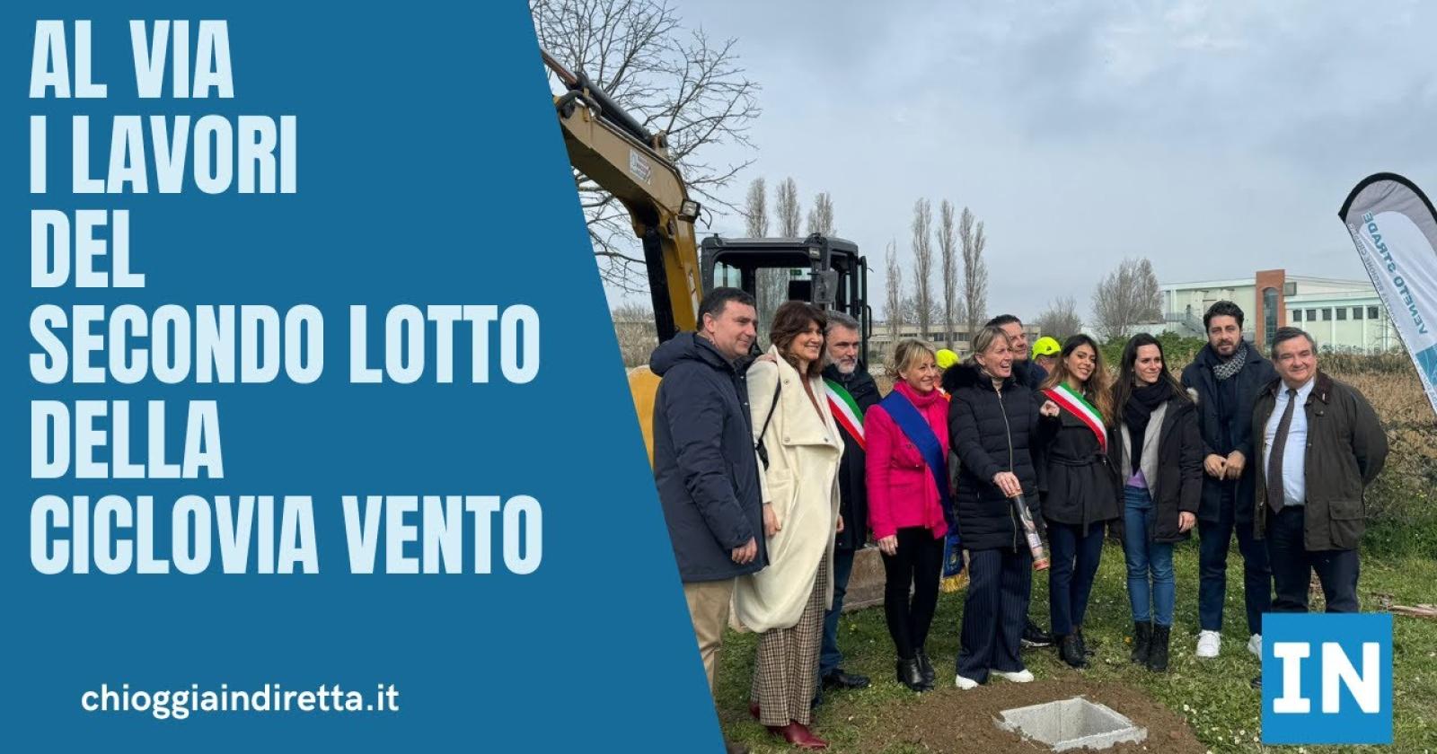Al via i lavori del secondo lotto della ciclovia Vento