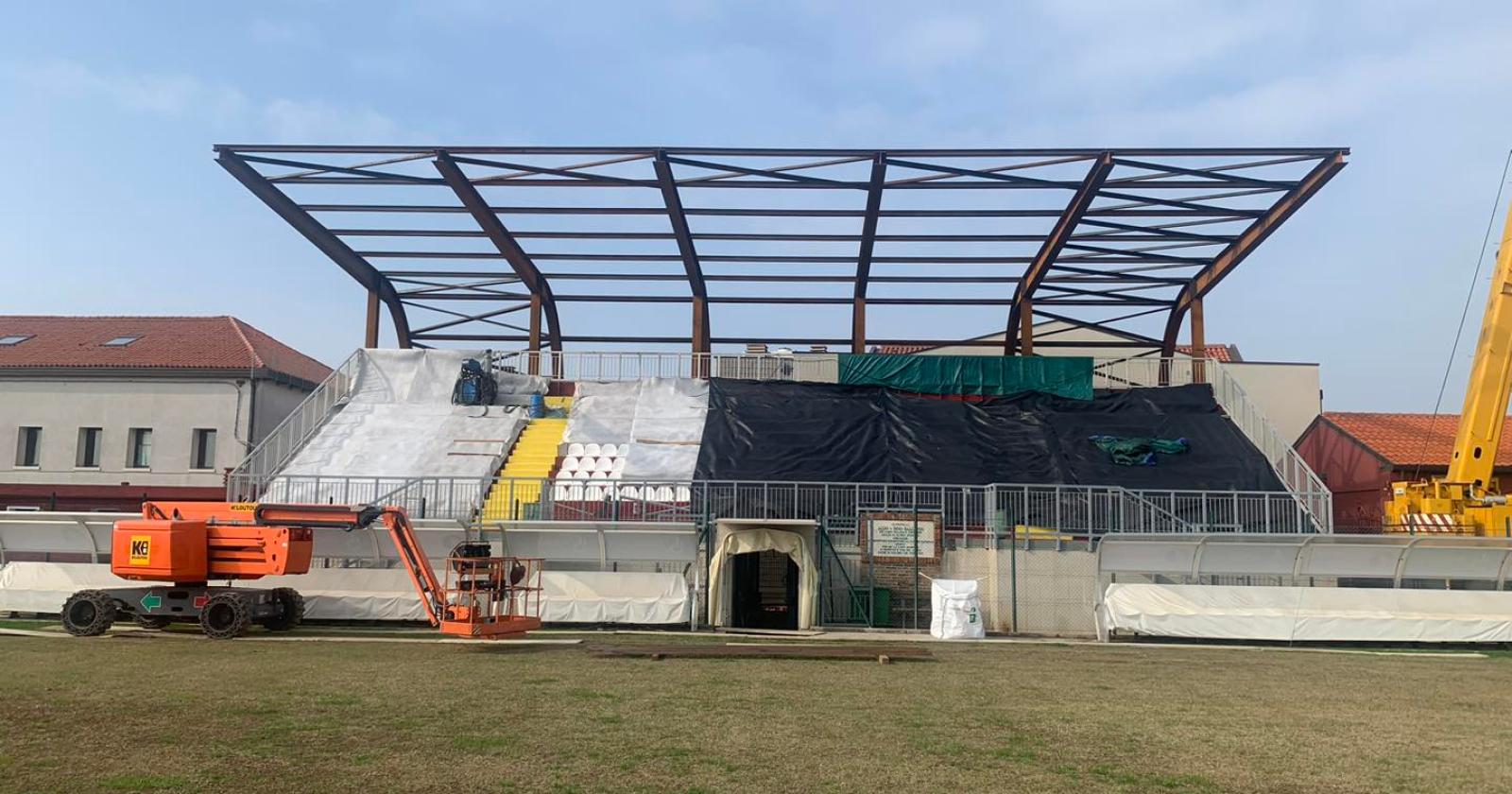 Stadio Ballarin, continua il restyling