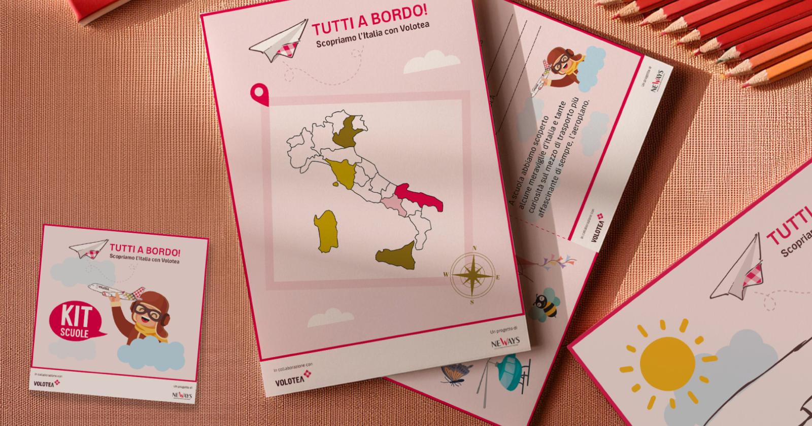 "Volotea lancia l'iniziativa educativa "tutti a bordo!"