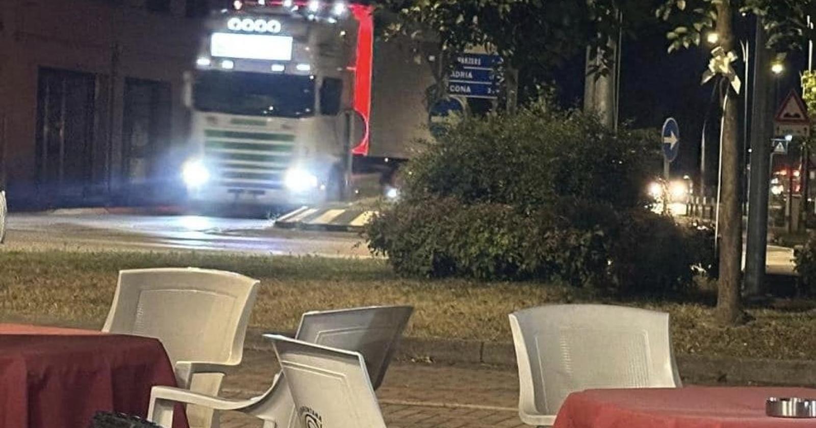 Limiti ai mezzi pesanti nel centro abitato