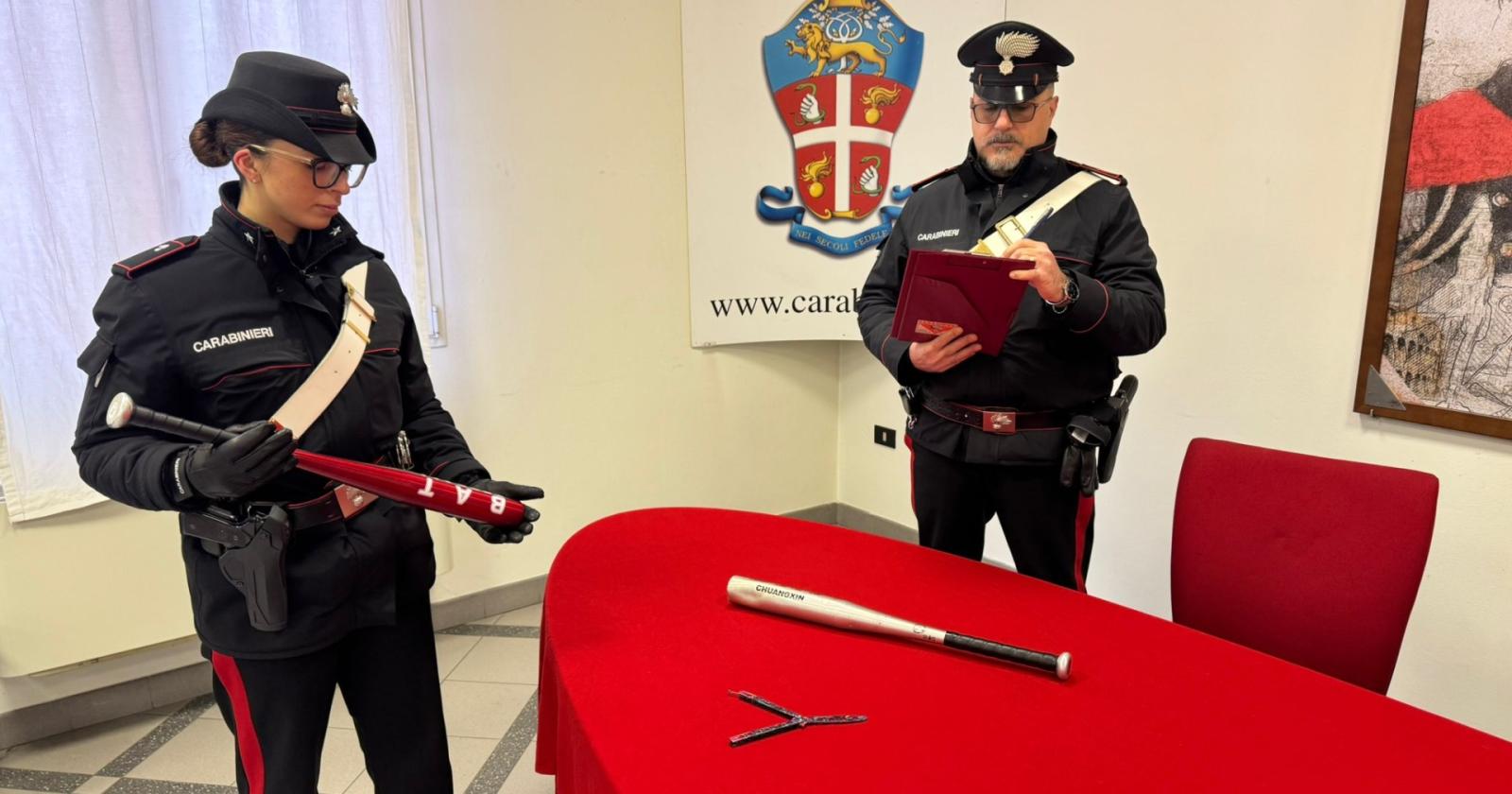 Rissa con armi: sette giovani denunciati