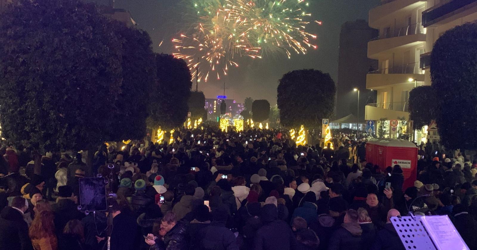 Capodanno tra musica e fuochi