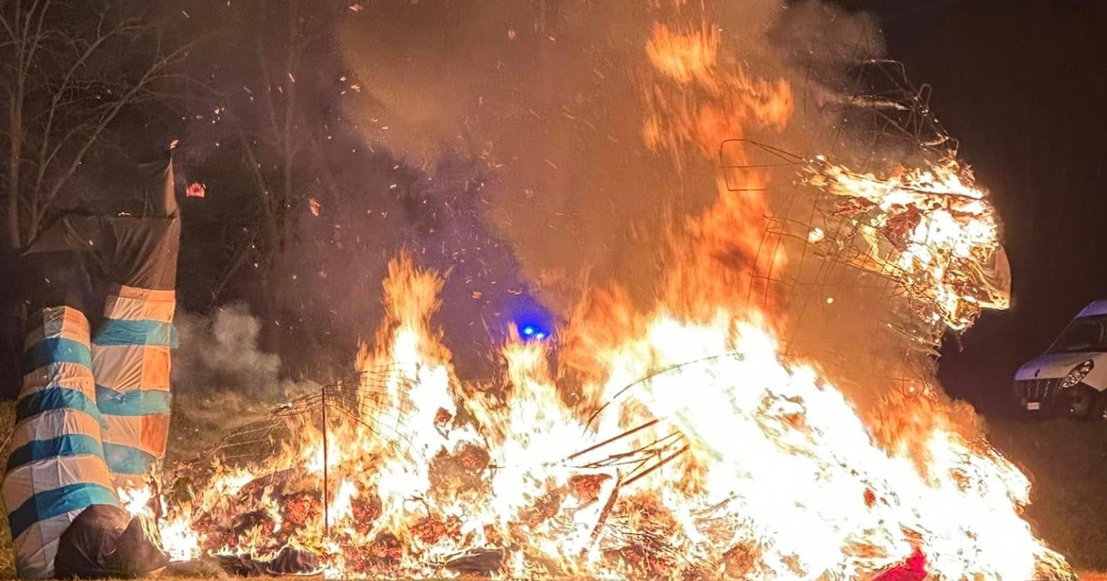 Brusavecia, due giorni di falò