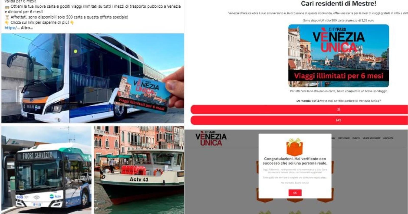 Truffe online sulle tessere Venezia Unica, è allarme nei social