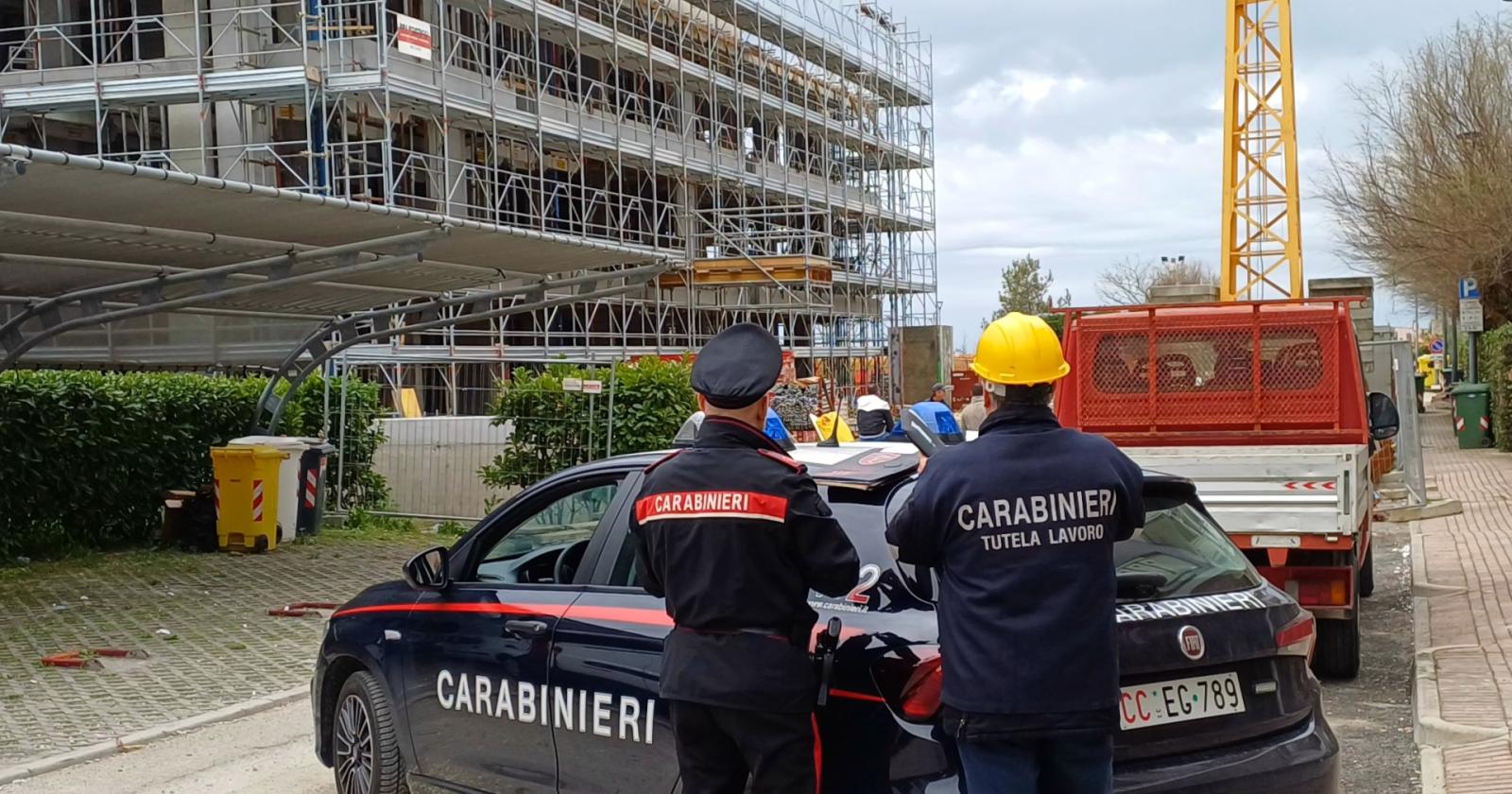 Controlli nei cantieri, tre quelli sospesi, 15 i datori di lavoro sanzionati