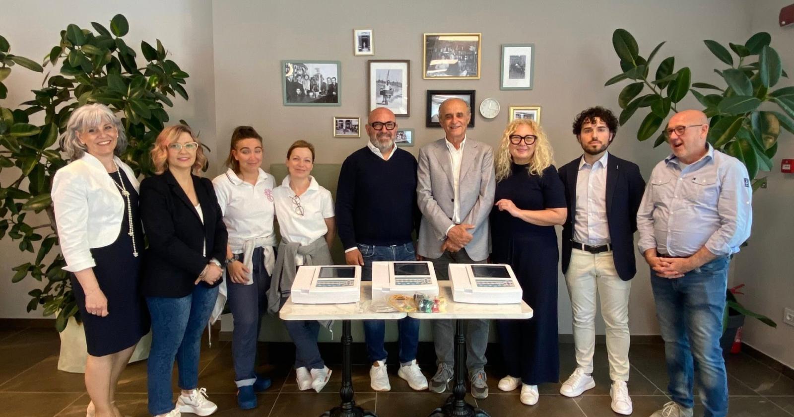 Tre elettrocardiografi per l’Ipab