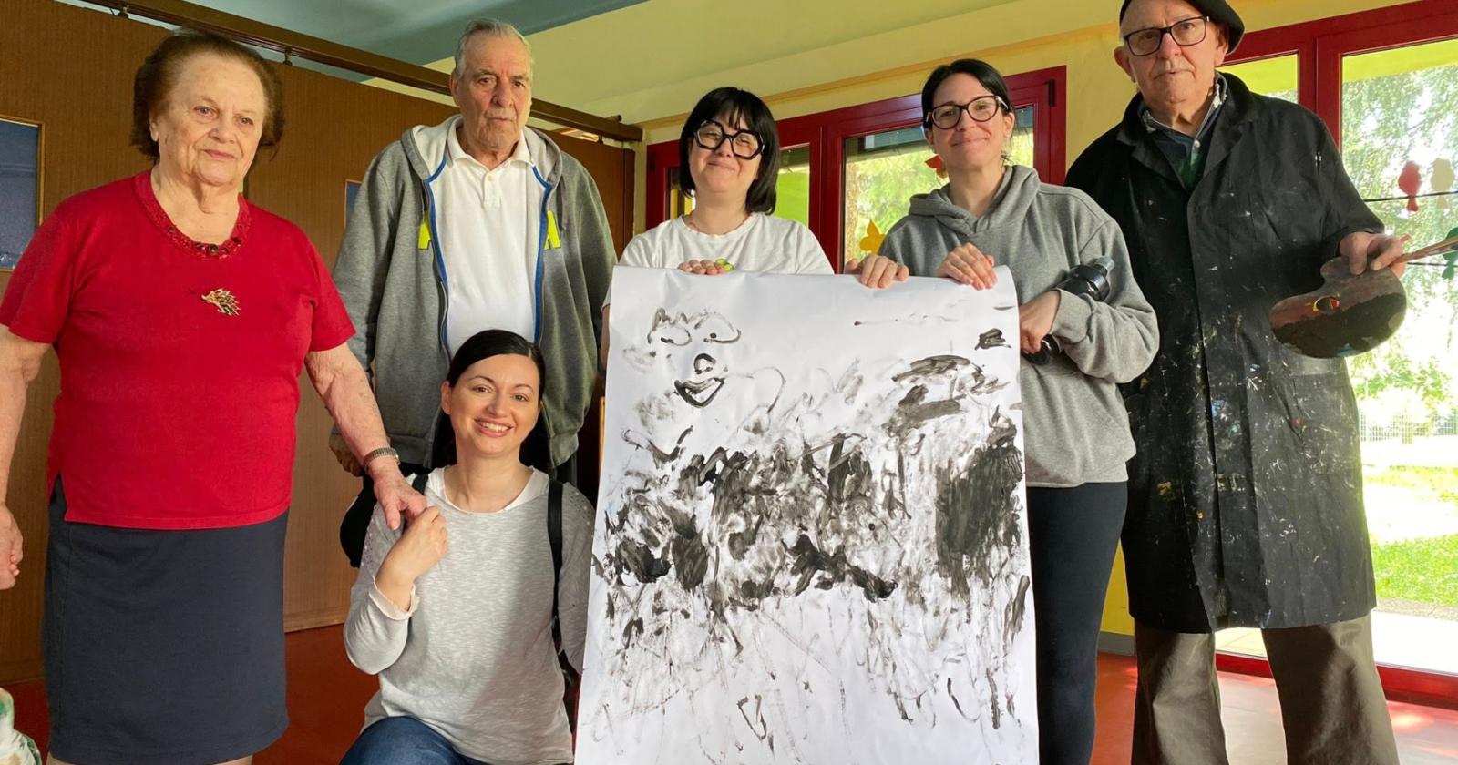 I nonni in visita al nido una festa che celebra l’ arte