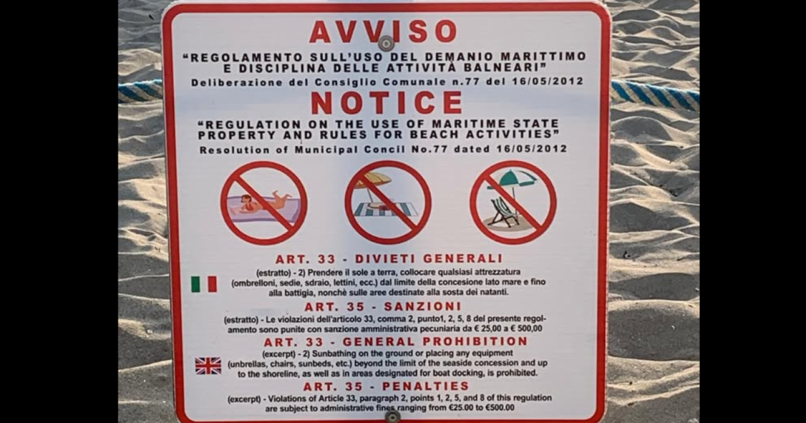 Battigia, arrivano gli steward