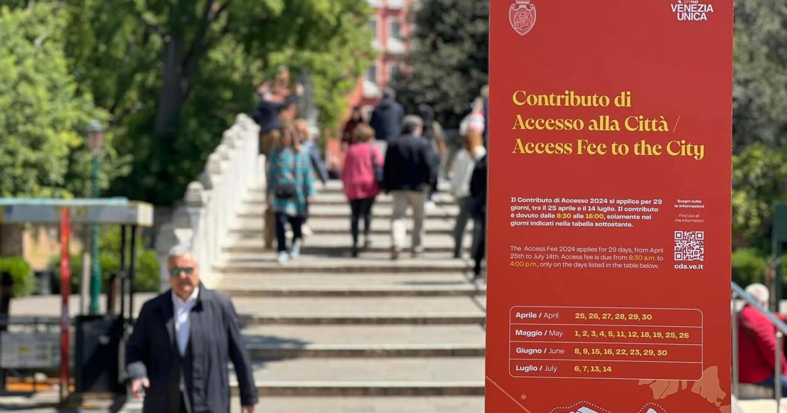 Contributo di accesso a Venezia, si prosegue anche nel 2026