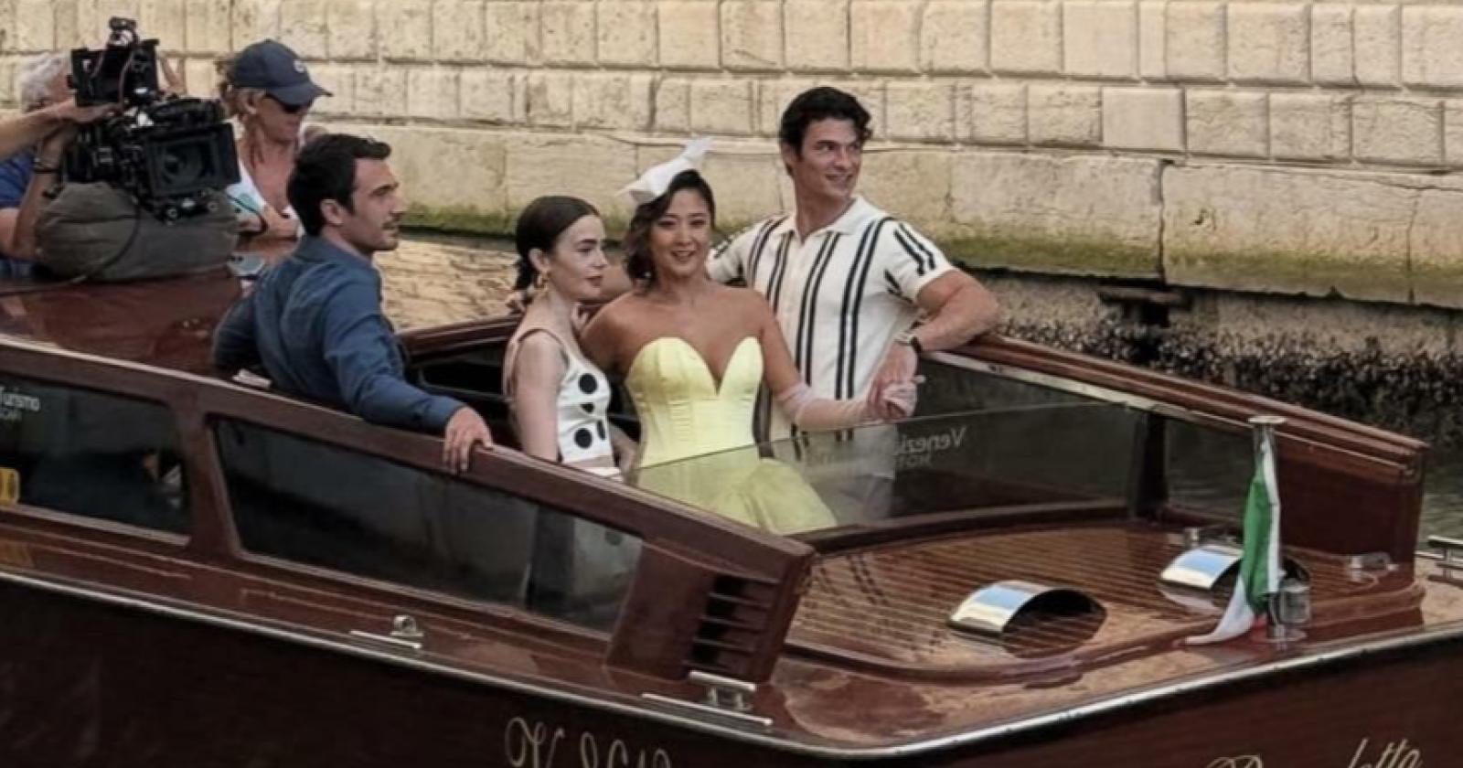 Emily in Paris conquista Venezia: dal Canal Grande all’hotel Danieli, il set che fa sognare (e discutere)