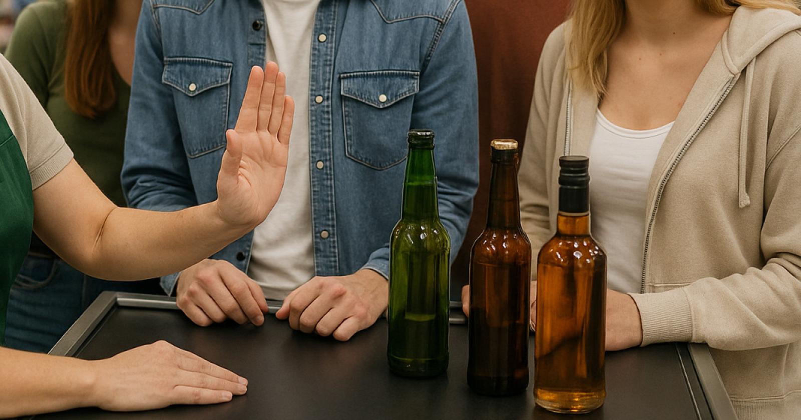 Commessa rifiuta di vendere alcolici a minorenni