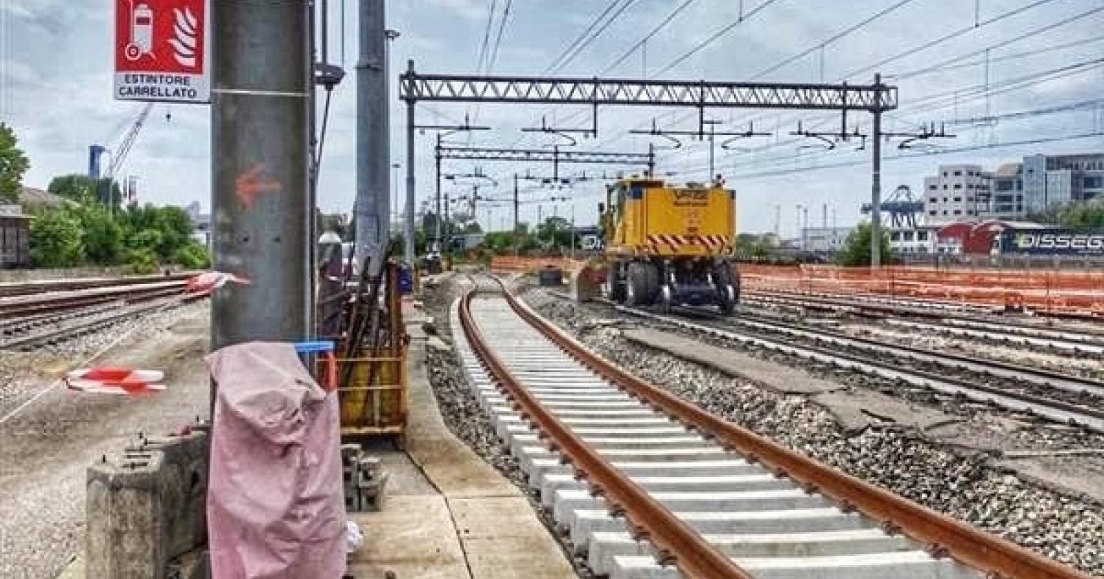 Venezia Marghera, in funzione il nuovo binario da 740 metri per il trasporto merci