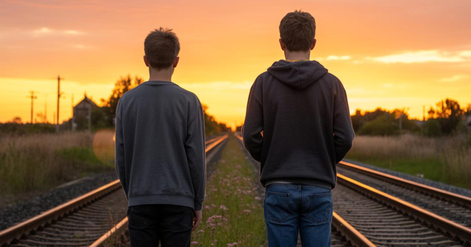 Folle challenge: minori stesi sui binari