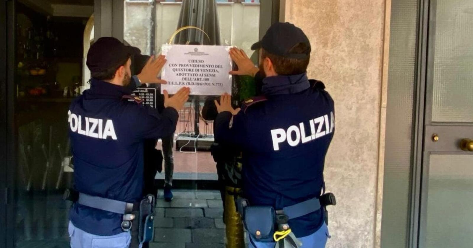 Rissa, alcolici a minori e scarsa selezione dei clienti: chiuso un bar a Mestre