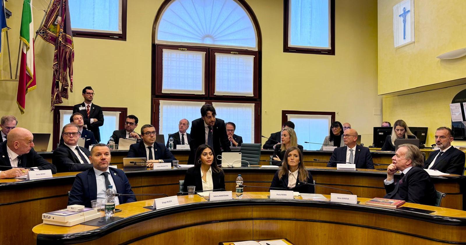 Il Presidente Stefani illustra il programma di governo per la XII Legislatura veneta