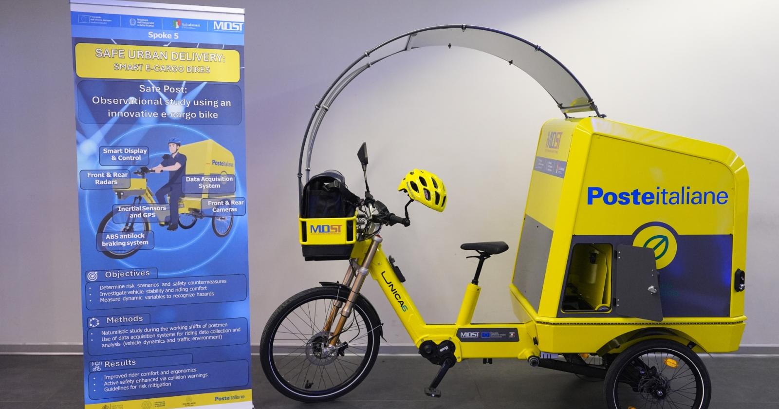 Poste Italiane lancia 3.0 cargo e-bike elettriche per citt&agrave; green
