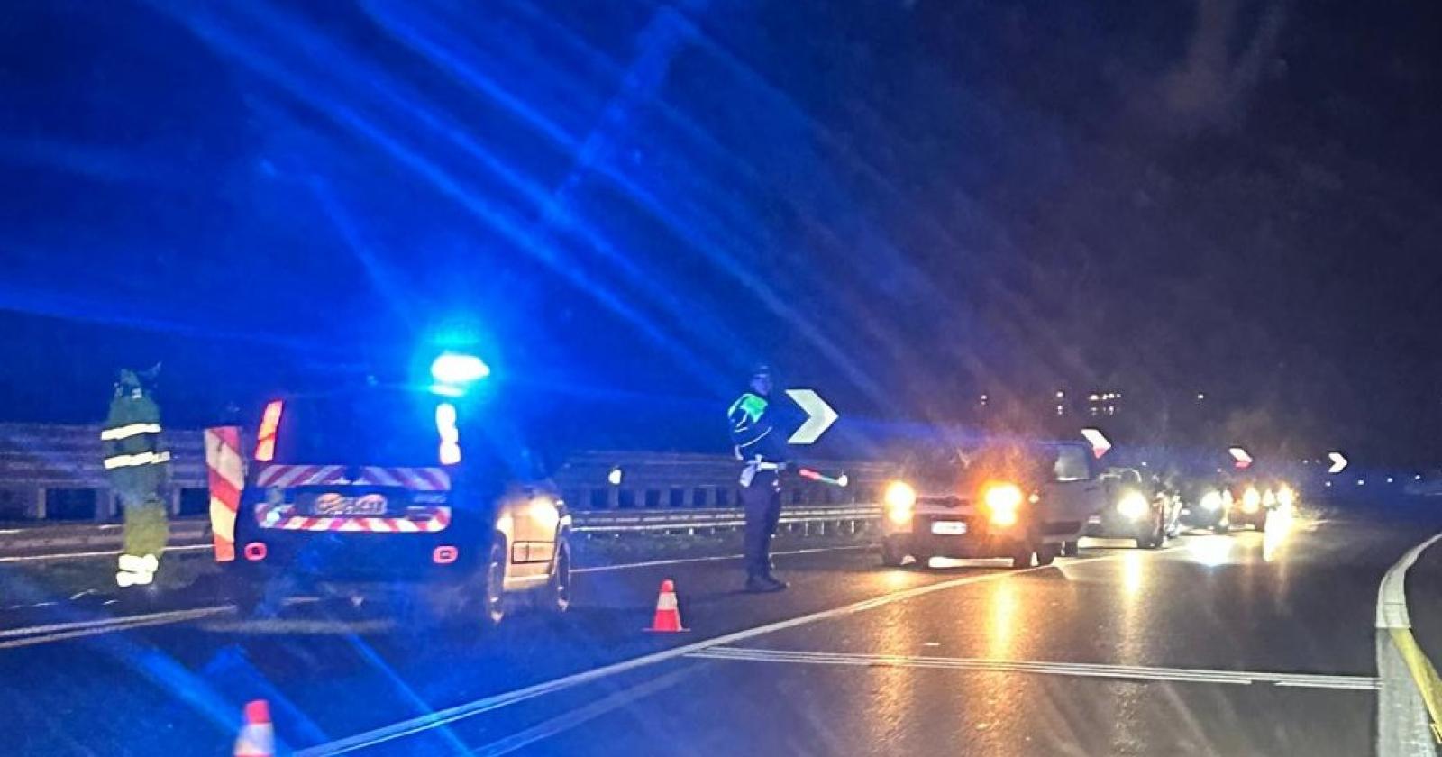 Notte di caos sul ponte translagunare