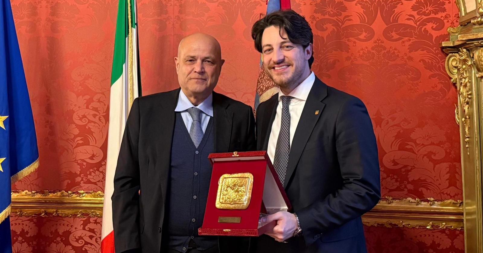 Il presidente Stefani incontra il nuovo Questore Sbordone