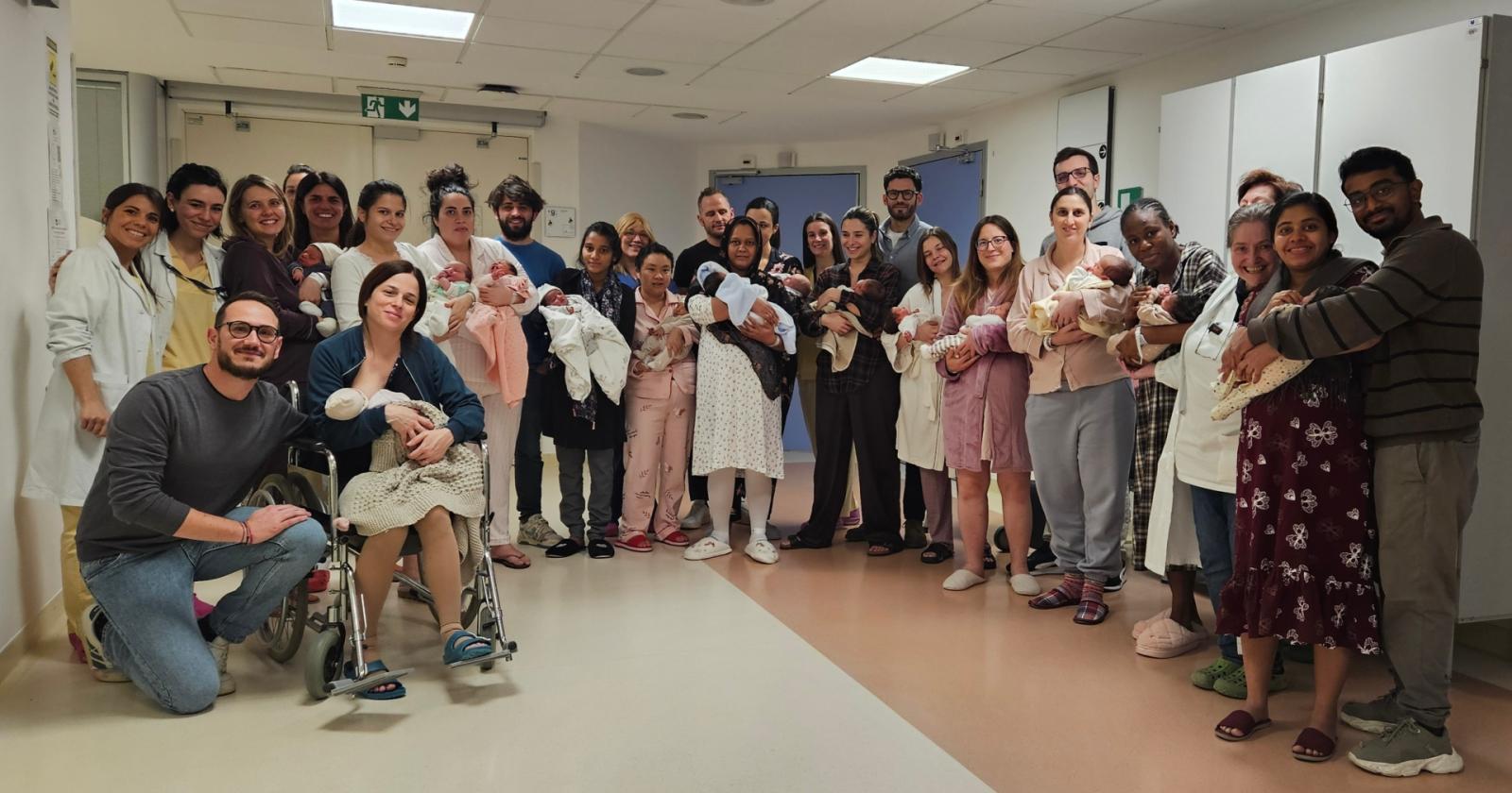 All&rsquo;Angelo boom di nascite: 24 bambini in 48 ore