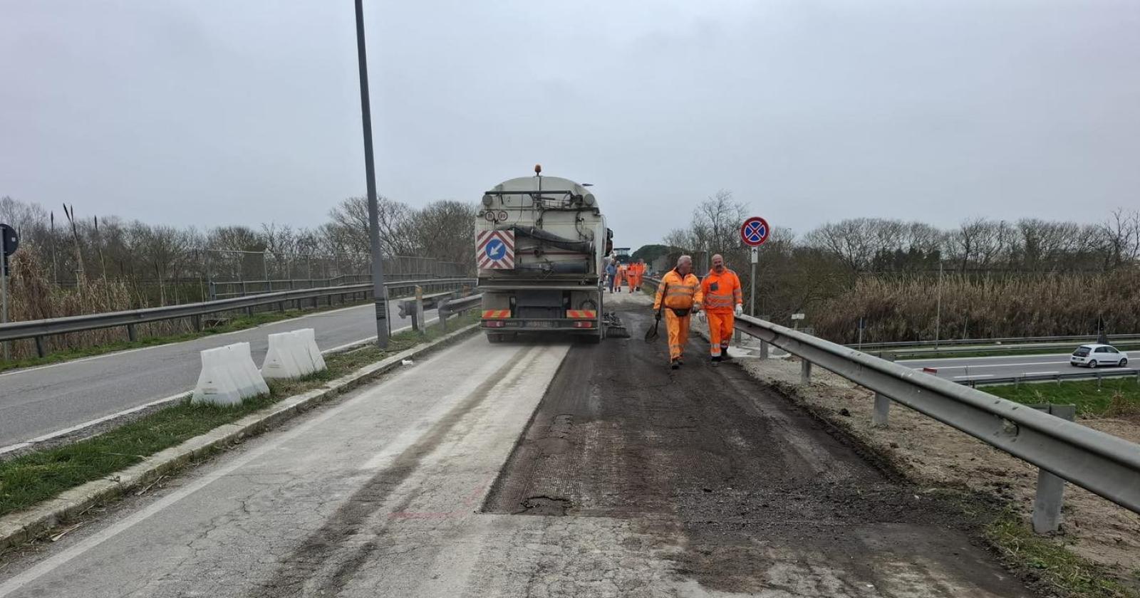 Romea, riaprono gli svincoli