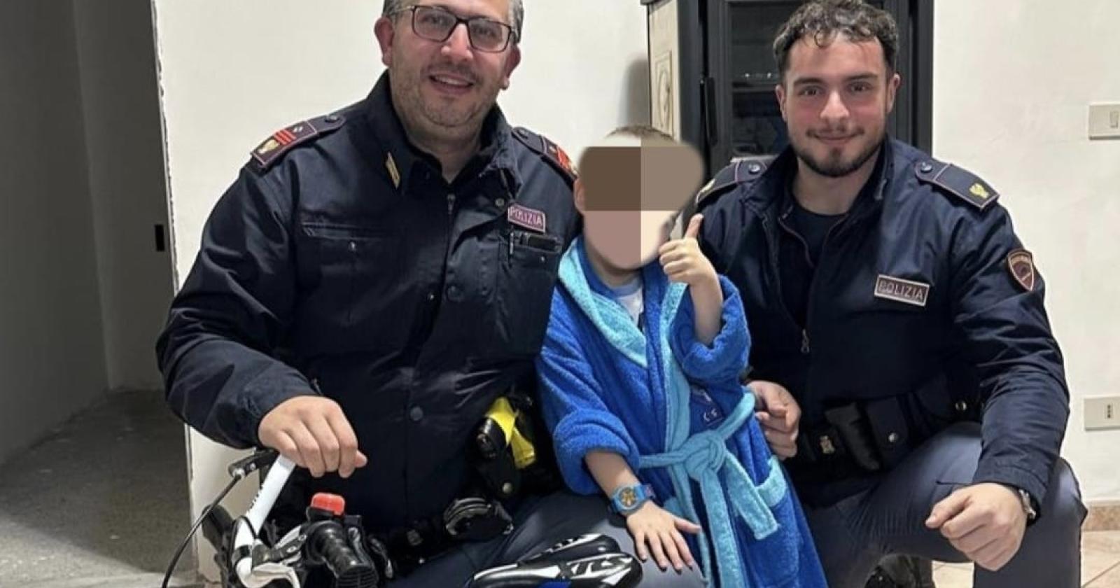 Rubano la bici a un bimbo di 4 anni: la Polizia la ritrova in poche ore