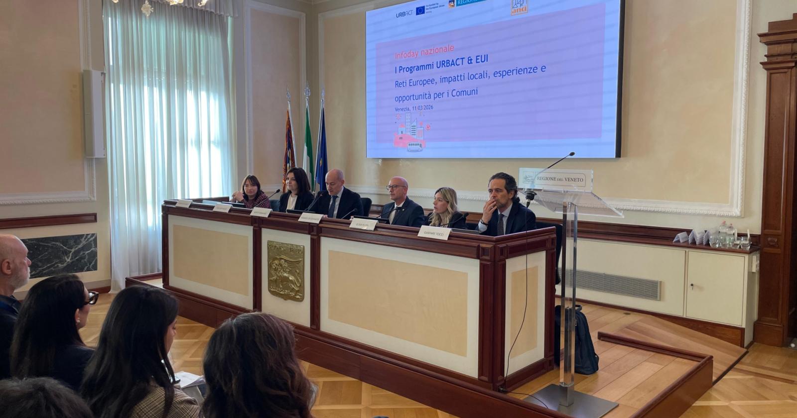 Venezia ospita l&rsquo;Infoday nazionale su URBACT IV e European Urban Initiative