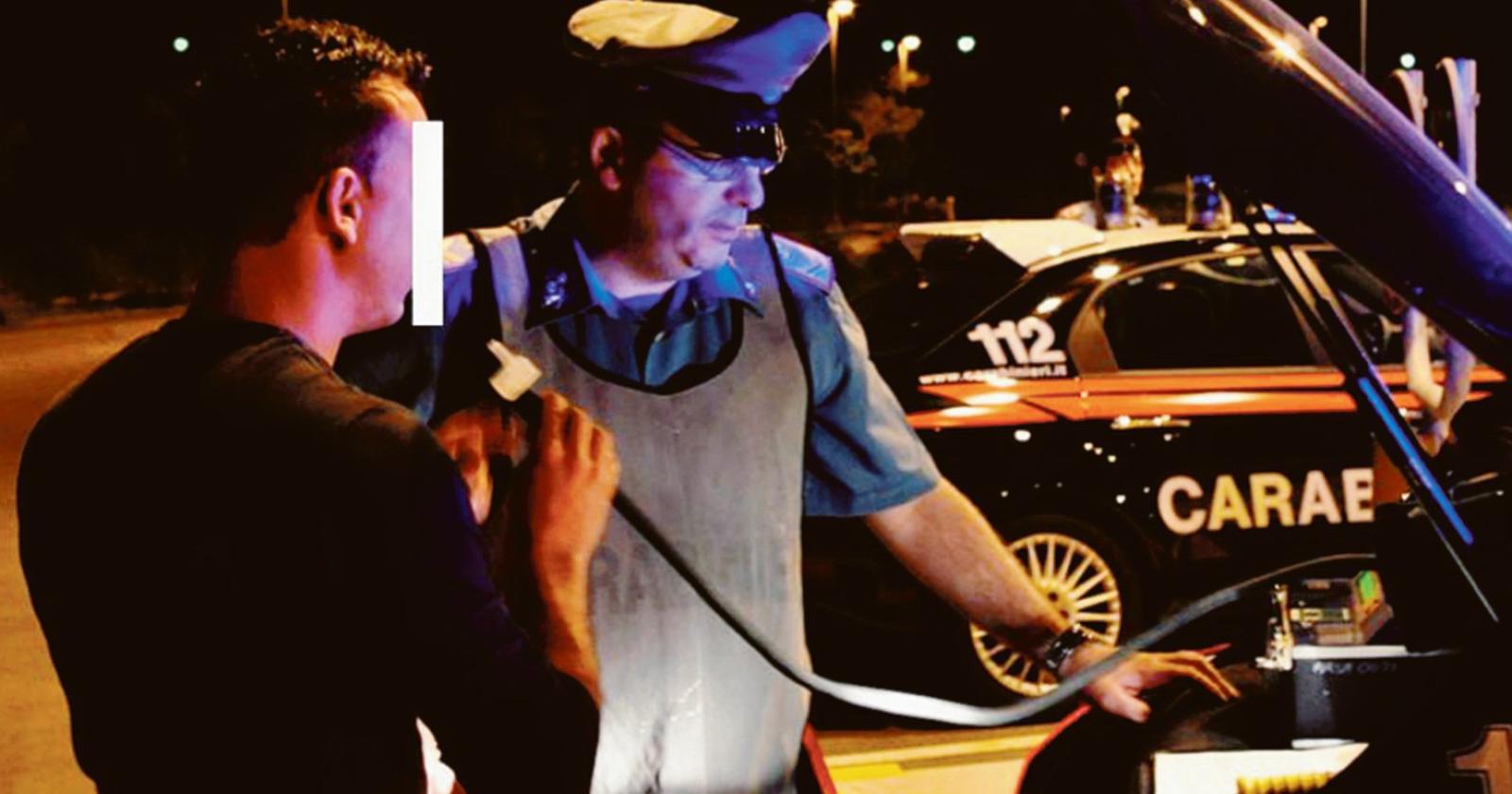 50enne ubriaco al volante: denunciato