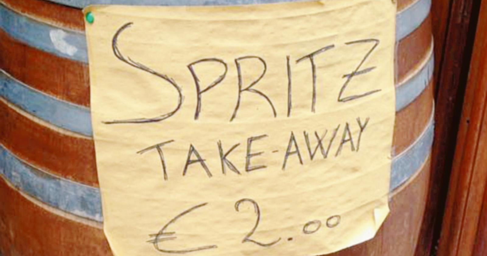 Le nuove abitudini: lo spritz take away piace