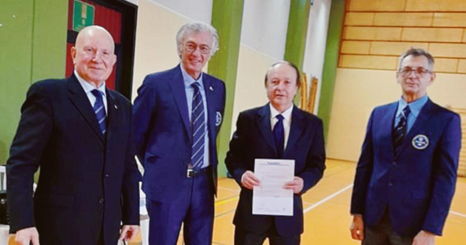 Settimo dan al maestro Folli