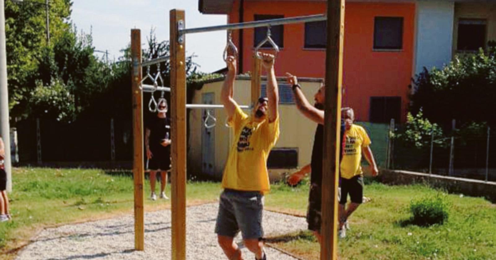 Palestra outdoor da 39mila euro