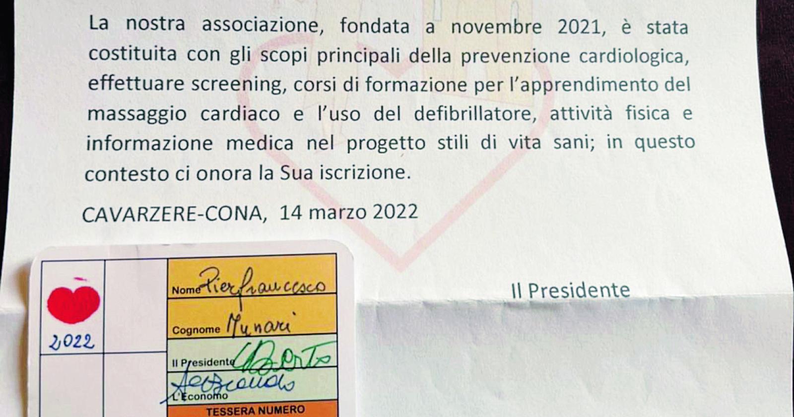 Il cuore, e il sindaco, per amico