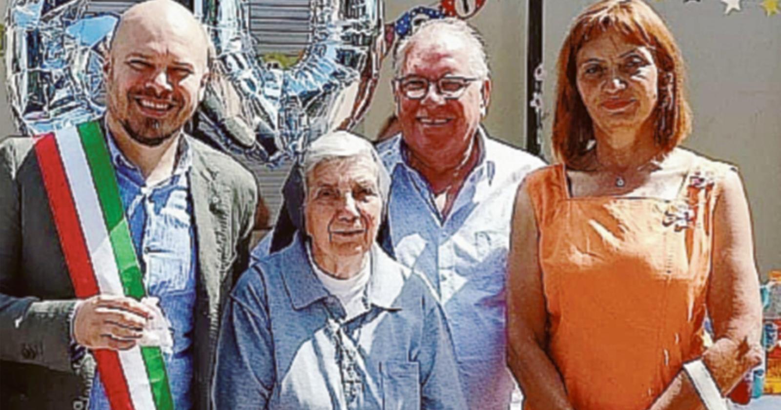 Suor Carlina, 60 anni dedicati al prossimo