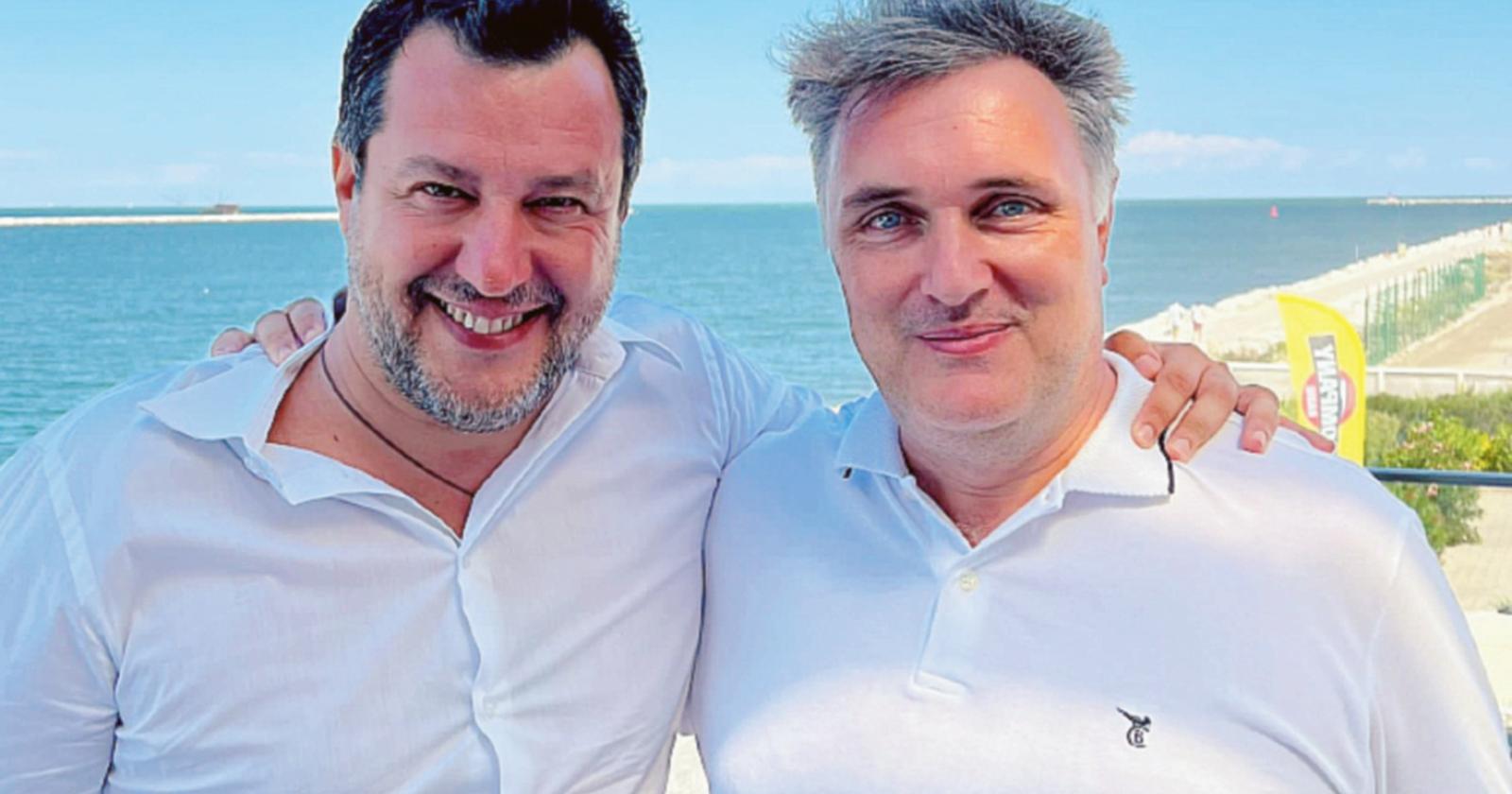Matteo Salvini e Mauro Armelao