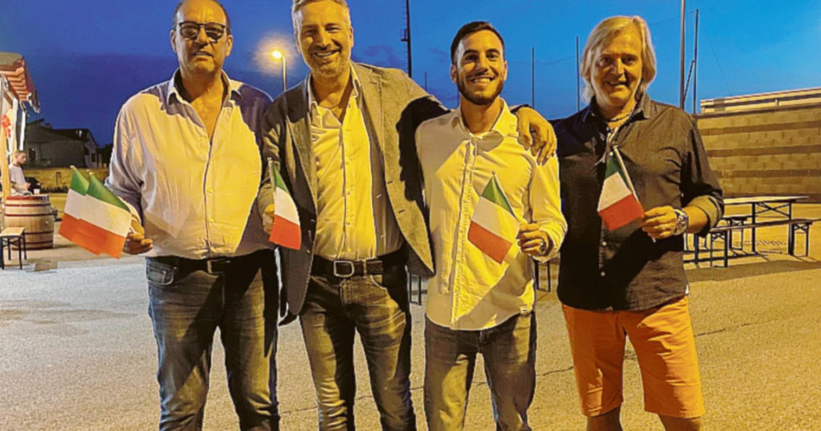 Speranzon e Amidei alla Festa tricolore