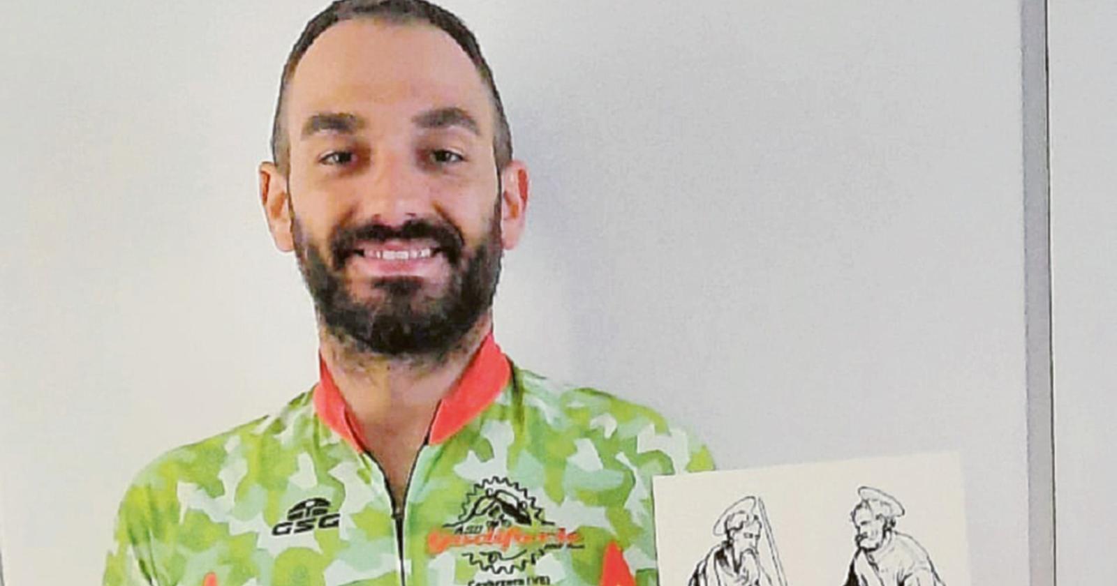 Sandro, pellegrino in bici per 700 km