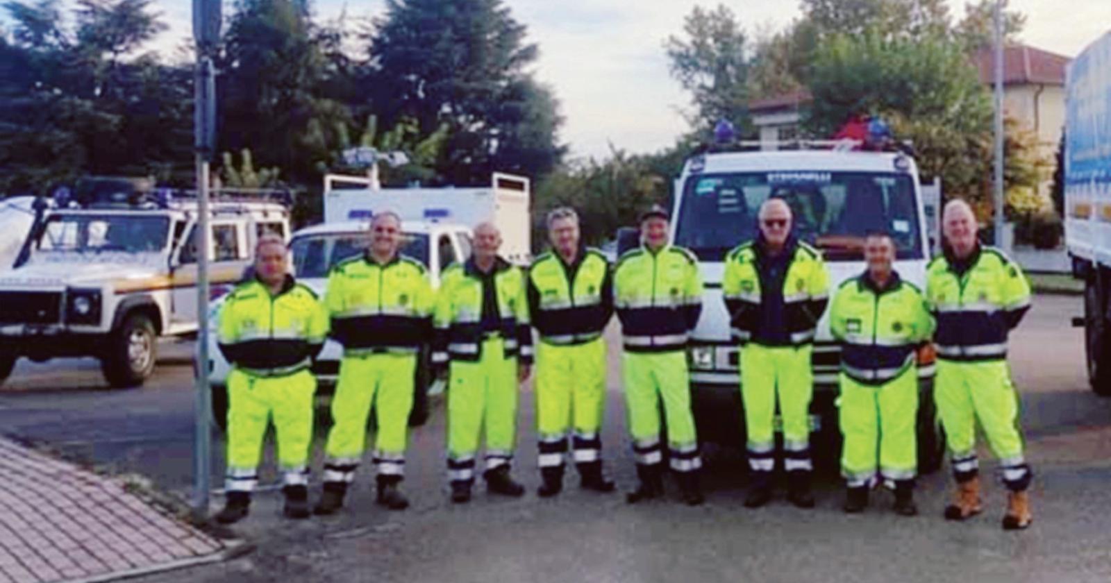 Gli angeli gialli in aiuto alle Marche