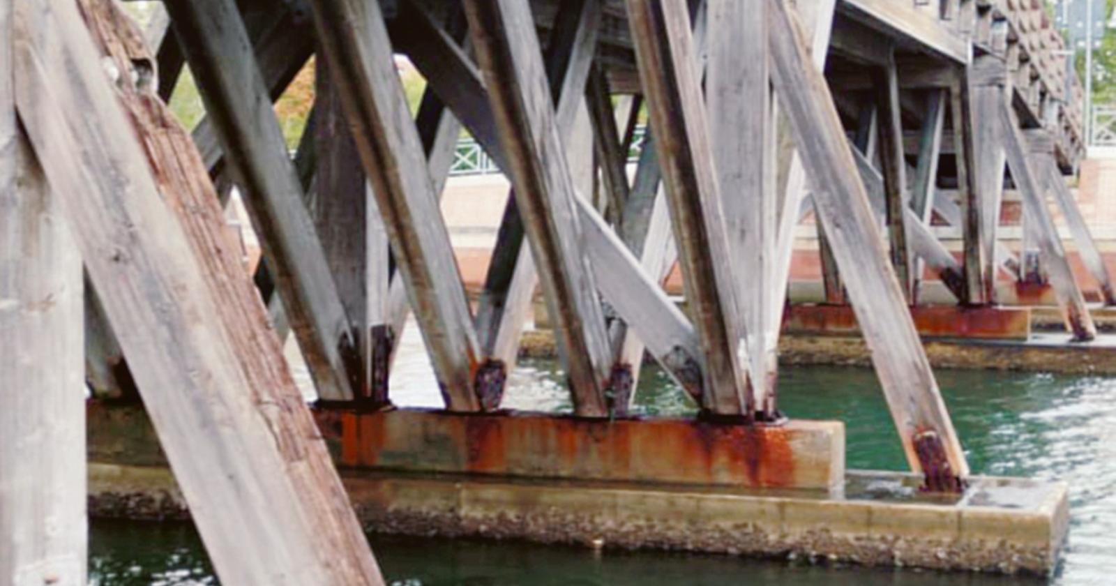 A rischio il ponte Baden Powell