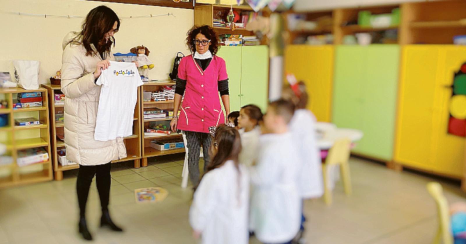 In dono ai bimbi dell'infanzia il nuovo logo turistico