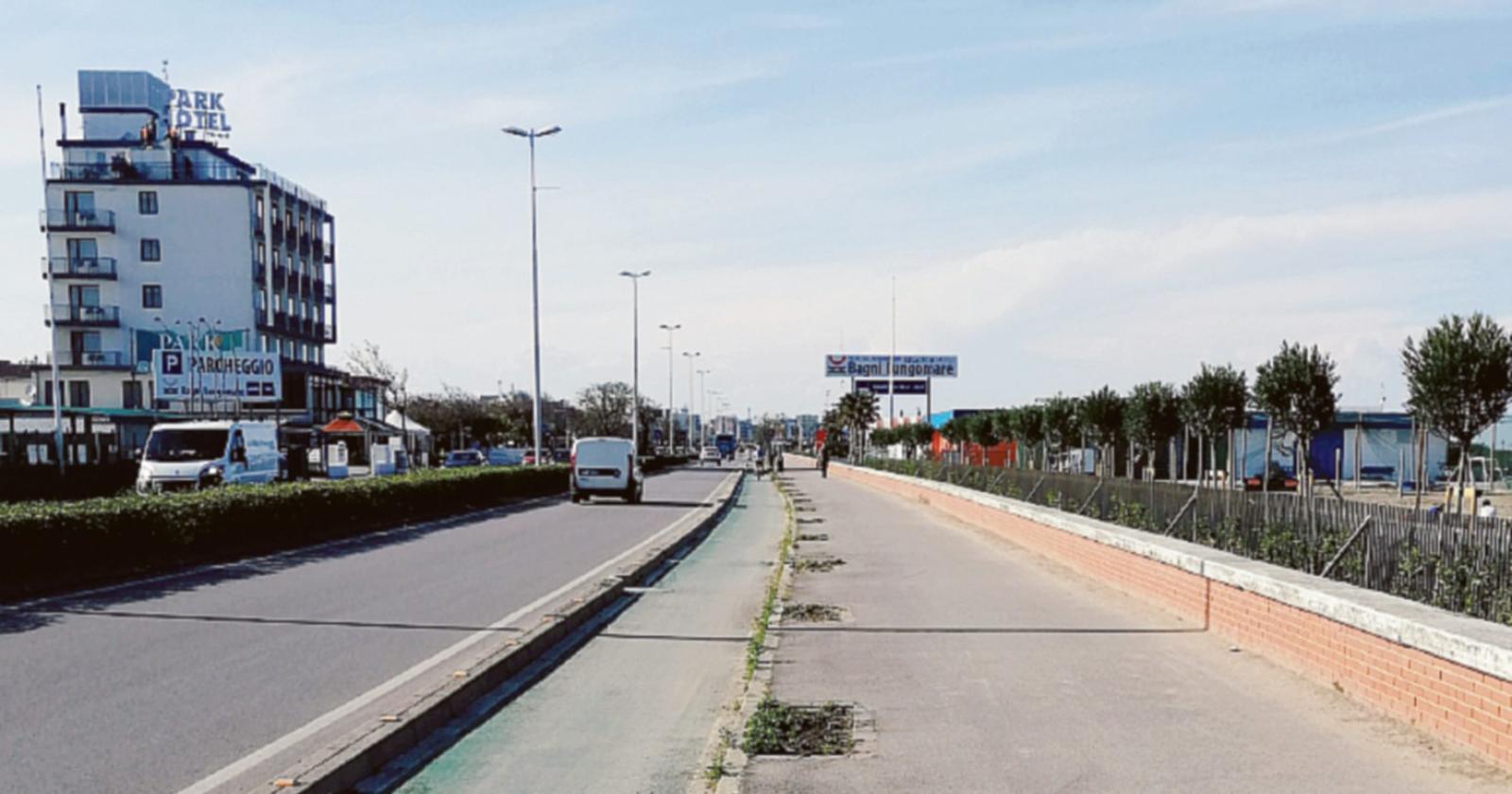 Interventi stradali sul Lungomare