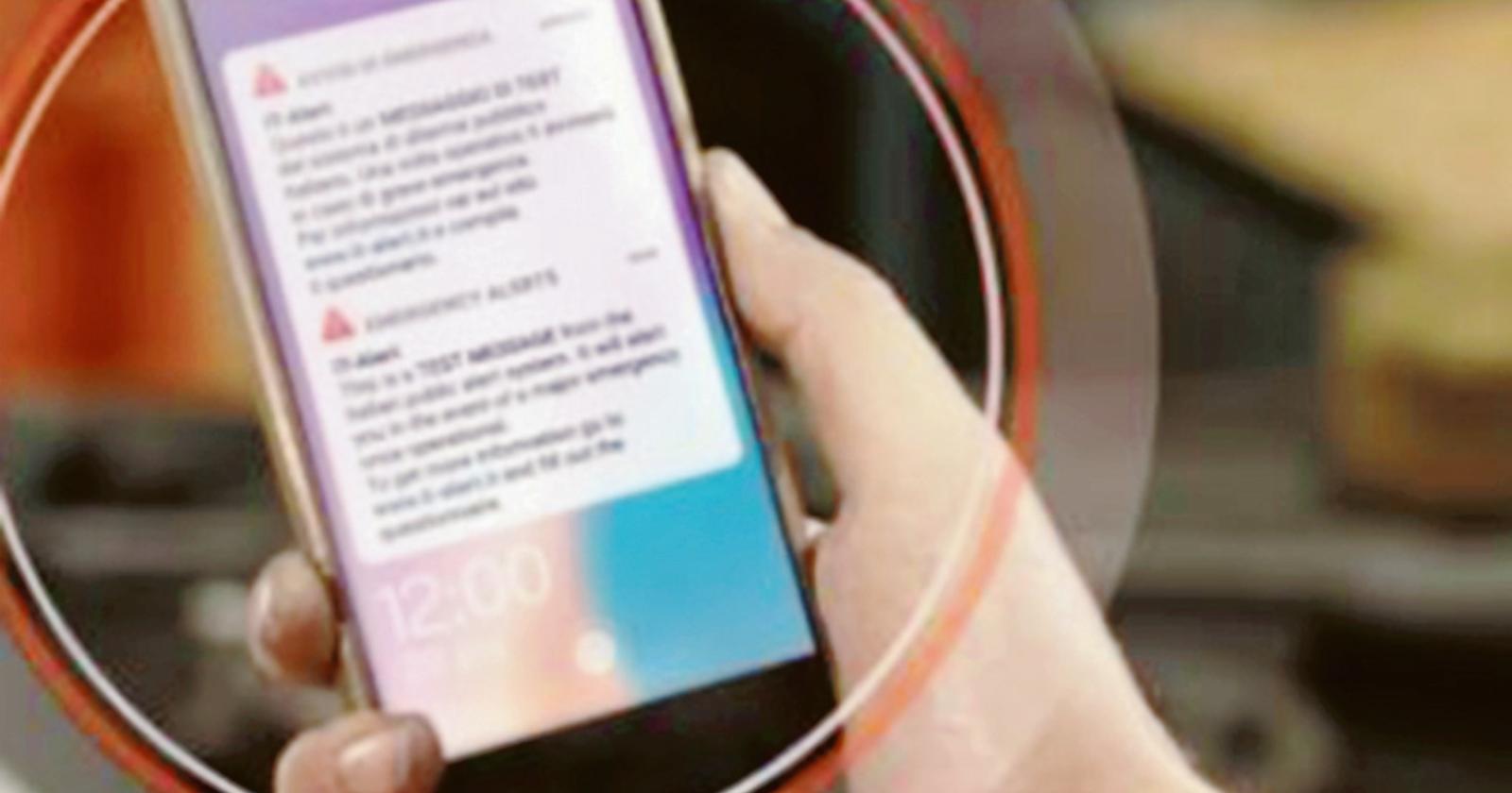 Incidente industriale, domani il test di It- Alert