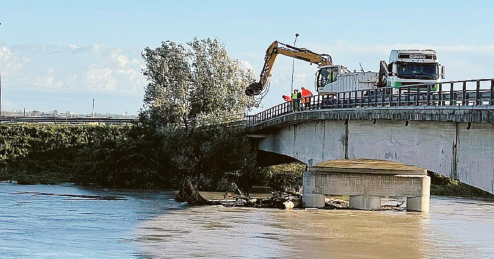 Rami sul ponte, scatta la pulizia
